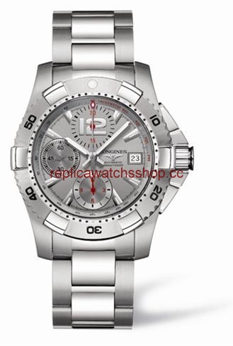 Longines Hydroconquest Chronograph Tachymeter Silver (L3.651.4.76.6) Longines Hydroconquest Chronograph Tachymeter Silver (L3.651.4.76.6)