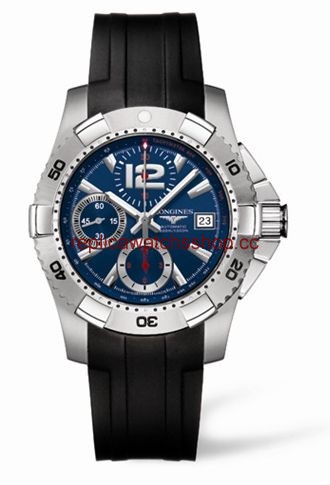 Longines Hydroconquest Chronograph Tachymeter Blue Rubber (L3.651.4.96.2) Longines Hydroconquest Chronograph Tachymeter Blue Rubber (L3.651.4.96.2)