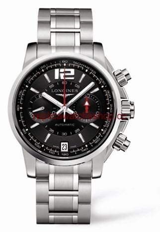 Longines Admiral Chronograph Black (L3.666.4.56.6) Longines Admiral Chronograph Black (L3.666.4.56.6)