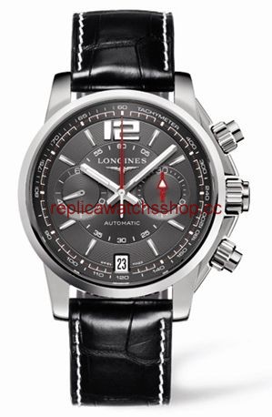 Longines Admiral Chronograph Grey Leather (L3.666.4.79.2) Longines Admiral Chronograph Grey Leather (L3.666.4.79.2)
