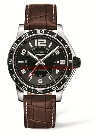 Longines Admiral GMT Black Brown (L3.668.4.56.3) Longines Admiral GMT Black Brown (L3.668.4.56.3)