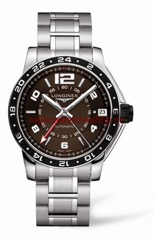 Longines Admiral GMT Brown Bracelet (L3.668.4.66.6) Longines Admiral GMT Brown Bracelet (L3.668.4.66.6)