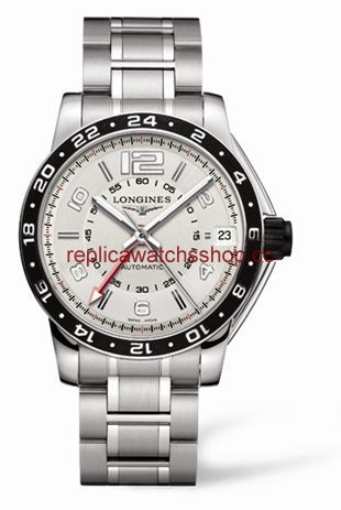 Longines Admiral GMT Ivory Bracelet (L3.668.4.76.6)