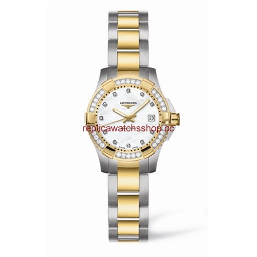 Longines Hydroconquest Quartz 25 Two Tone Diamond (L3.147.3.97.7) Longines Hydroconquest Quartz 25 Two Tone Diamond (L3.147.3.97.7)