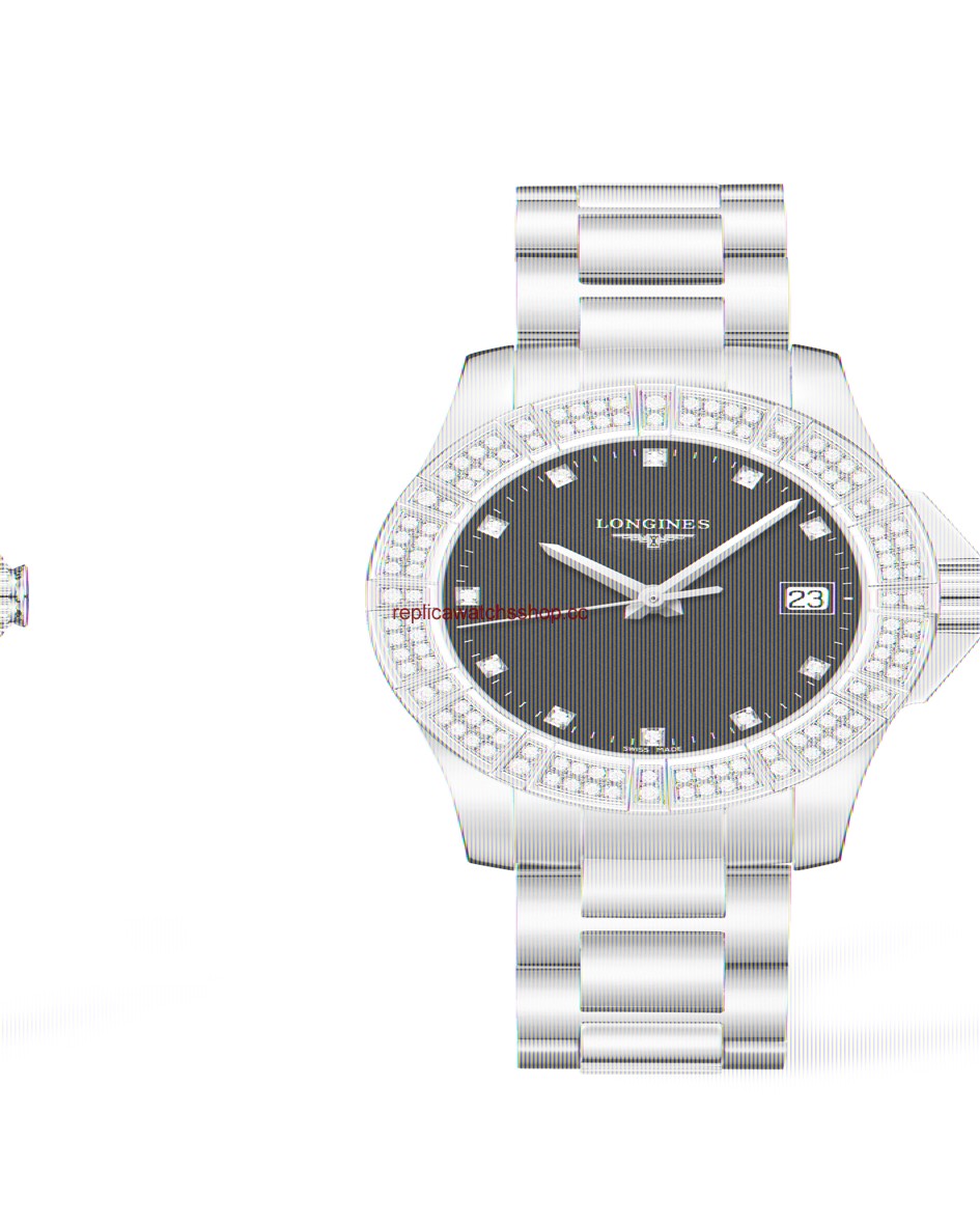 Longines Conquest 35 Quartz Stainless Steel Diamond Bezel (L3.280.0.57.6) Longines Conquest 35 Quartz Stainless Steel Diamond Bezel (L3.280.0.57.6)