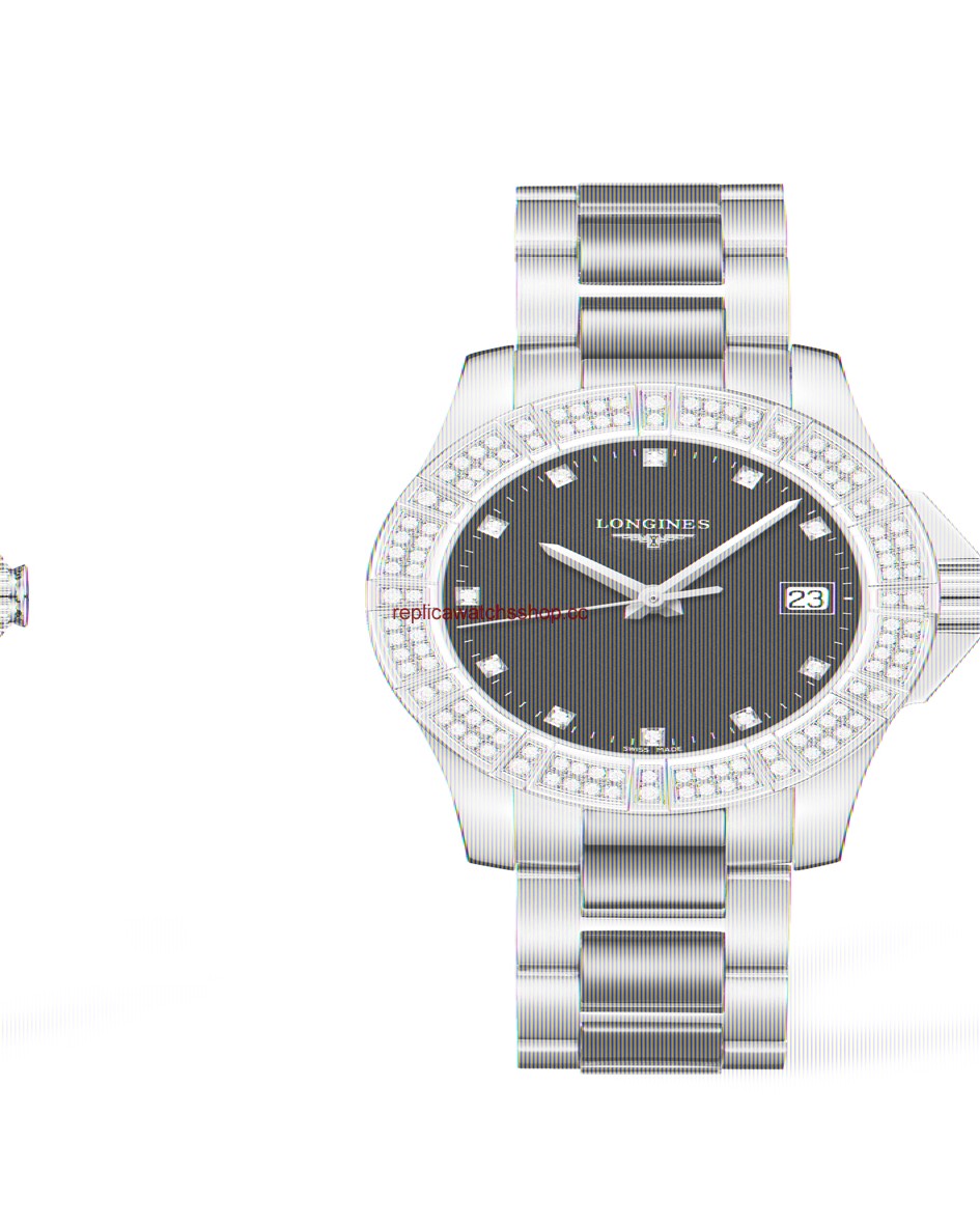 Longines Conquest 35 Quartz Stainless Steel Diamond Bezel (L3.280.0.57.7) Longines Conquest 35 Quartz Stainless Steel Diamond Bezel (L3.280.0.57.7)