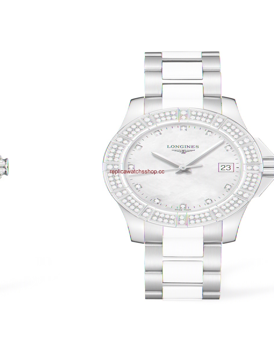 Longines Conquest 35 Quartz Stainless Steel Diamond Bezel (L3.280.0.87.7)