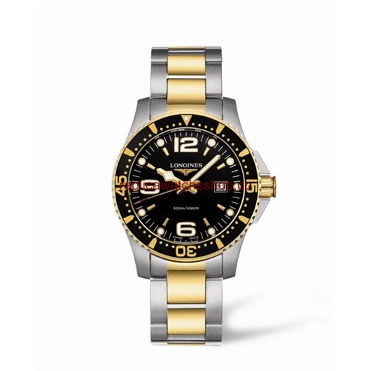 Longines Hydroconquest Quartz 39 Two Tone Black (L3.640.3.56.7) Longines Hydroconquest Quartz 39 Two Tone Black (L3.640.3.56.7)