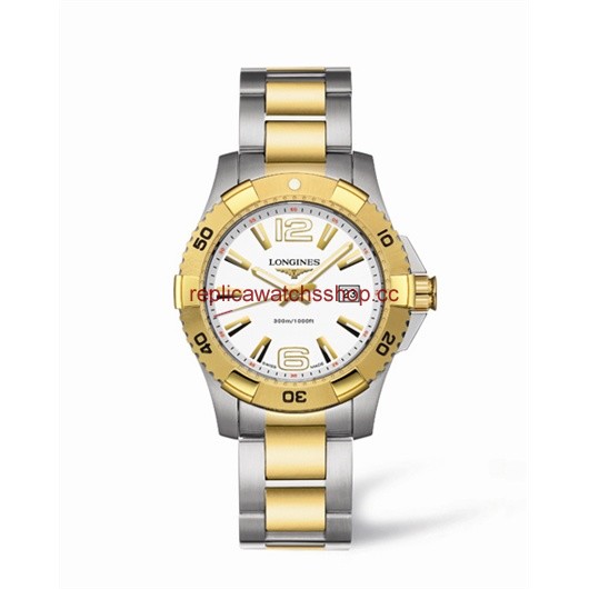 Longines Hydroconquest 39 Quartz Two Tone White (L3.647.3.16.7) Longines Hydroconquest 39 Quartz Two Tone White (L3.647.3.16.7)