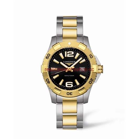 Longines Hydroconquest 39 Quartz Two Tone Black (L3.647.3.56.7) Longines Hydroconquest 39 Quartz Two Tone Black (L3.647.3.56.7)
