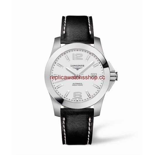 Longines Conquest Automatic 41mm Silver Leather (L3.658.4.76.0) Longines Conquest Automatic 41mm Silver Leather (L3.658.4.76.0)