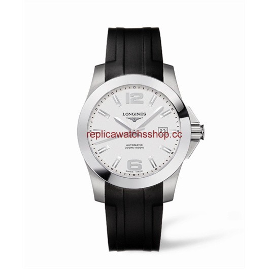 Longines Conquest Automatic 41mm Silver Rubber (L3.658.4.76.2) Longines Conquest Automatic 41mm Silver Rubber (L3.658.4.76.2)