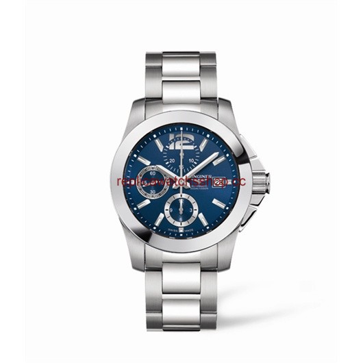 Longines Conquest Chronograph Blue Bracelet (L3.662.4.96.6)
