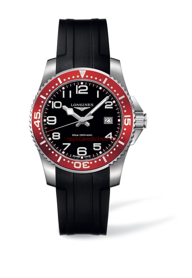 Longines Hydroconquest Quartz 39 Red / Rubber (L3.688.4.59.2) Longines Hydroconquest Quartz 39 Red / Rubber (L3.688.4.59.2)