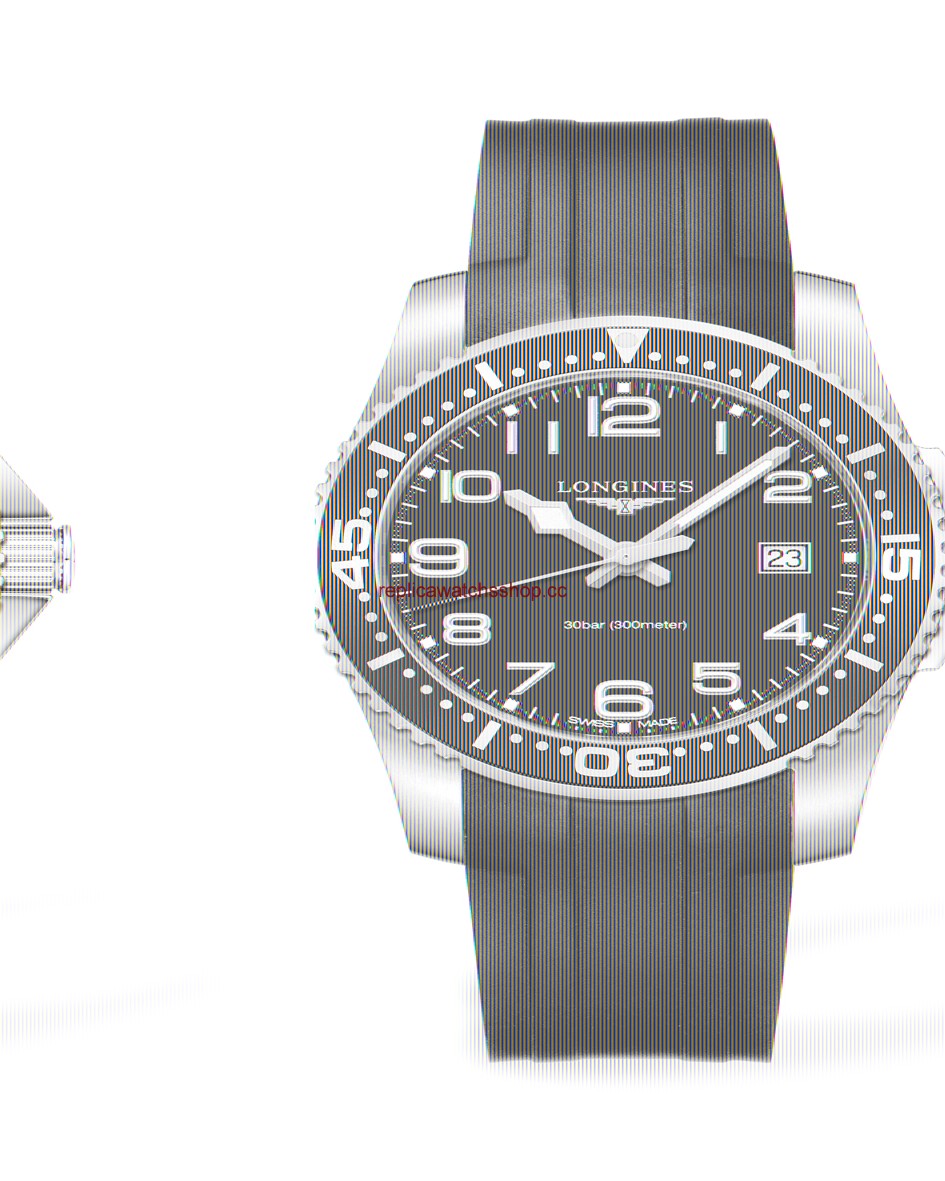Longines Hydroconquest Quartz 41 Black / Red Rubber (L3.689.4.59.2) Longines Hydroconquest Quartz 41 Black / Red Rubber (L3.689.4.59.2)