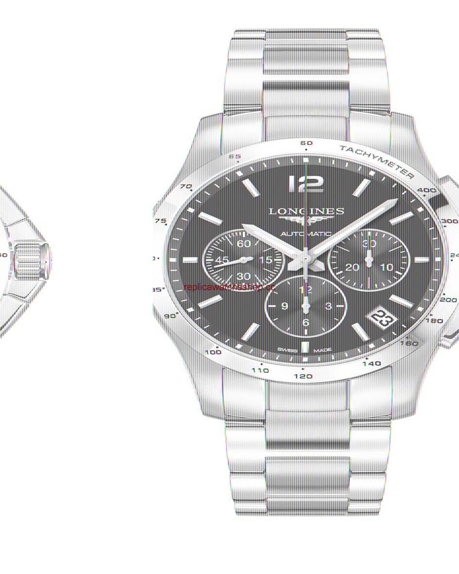 Longines Conquest Chronograph Automatic 44.5mm Black (L3.697.4.56.6) Longines Conquest Chronograph Automatic 44.5mm Black (L3.697.4.56.6)