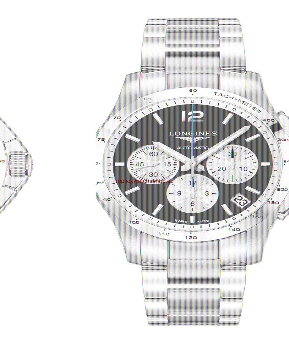 Longines Conquest Chronograph Automatic 44.5mm Black Panda (L3.697.4.96.6)