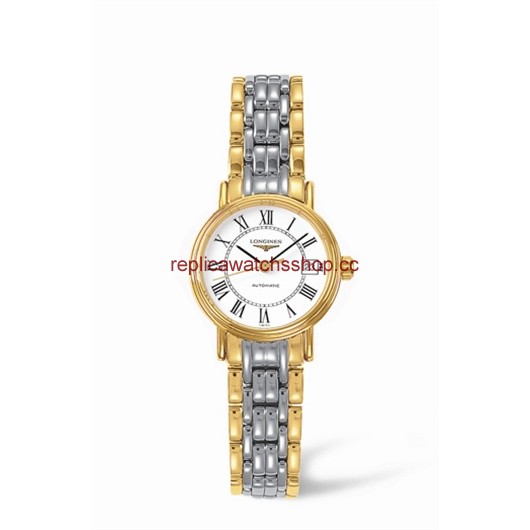 Longines Presence 25.5 Automatic Yellow Roman Bracelet Two Tone (L4.221.2.11.7)
