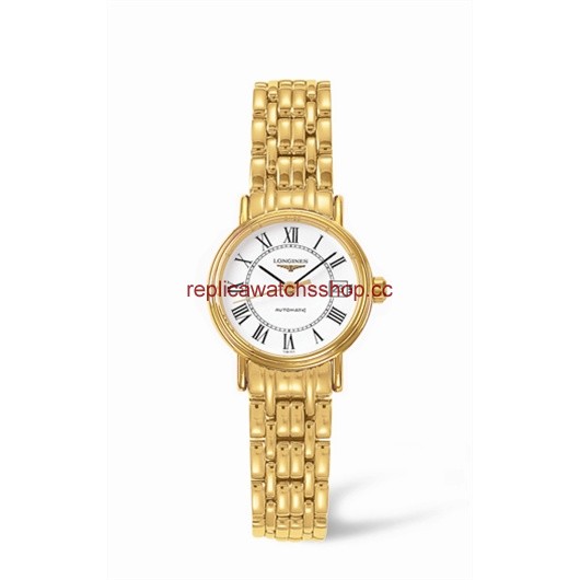 Longines Presence 25.5 Automatic Yellow Roman Bracelet (L4.221.2.11.8) Longines Presence 25.5 Automatic Yellow Roman Bracelet (L4.221.2.11.8)