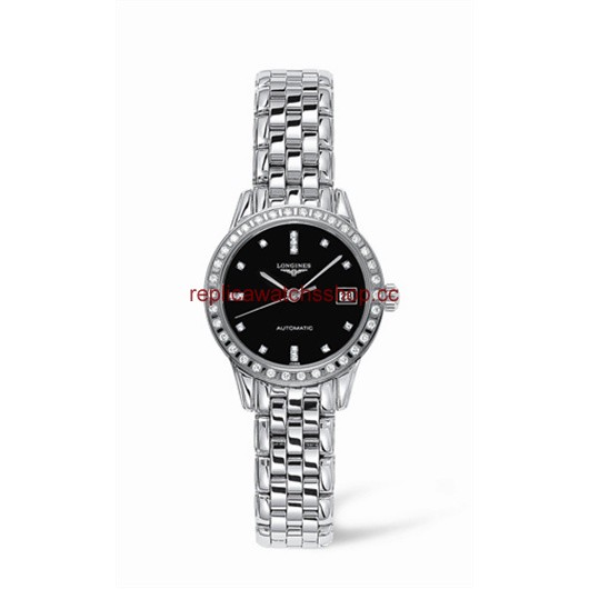 Longines Flagship 26 Automatic Diamond Bezel Black (L4.274.0.57.6) Longines Flagship 26 Automatic Diamond Bezel Black (L4.274.0.57.6)