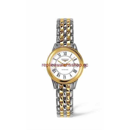 Longines Flagship 26 Automatic Two Tone White Roman (L4.274.3.21.7) Longines Flagship 26 Automatic Two Tone White Roman (L4.274.3.21.7)