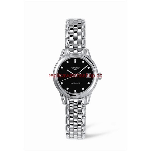 Longines Flagship 26 Automatic Stainless Steel Black Diamond (L4.274.4.57.6)