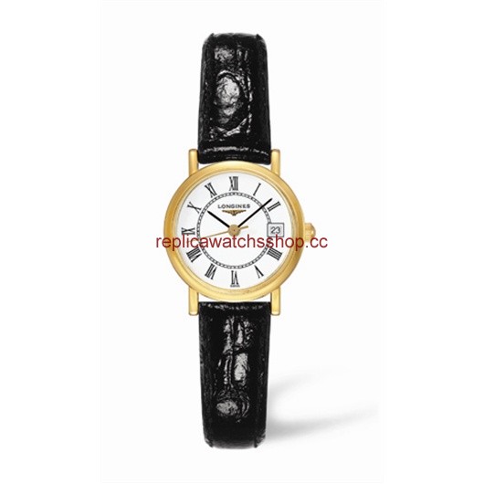 Longines Presence 23.5 Quartz Gold Matte Leather (L4.277.6.11.2)