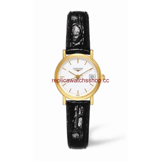 Longines Presence 23.5 Quartz Gold Matte Leather (L4.277.6.12.2) Longines Presence 23.5 Quartz Gold Matte Leather (L4.277.6.12.2)