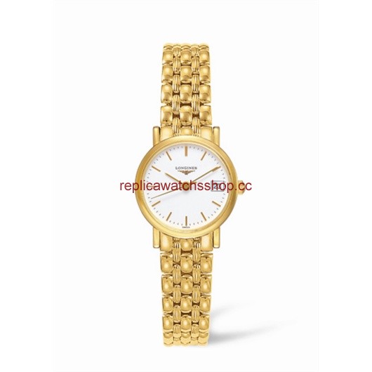 Longines Presence 23.5 Quartz Gold Matte Bracelet (L4.277.6.12.6)
