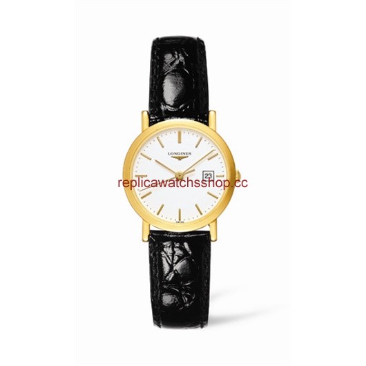 Longines Presence 26.8 Quartz Gold (L4.279.6.12.2)