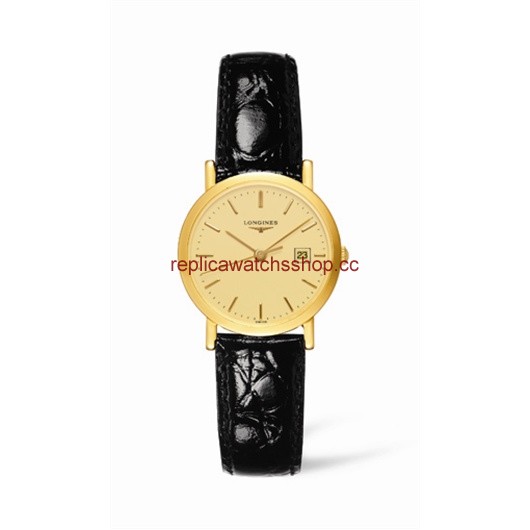 Longines Presence 26.8 Quartz Gold (L4.279.6.32.2) Longines Presence 26.8 Quartz Gold (L4.279.6.32.2)