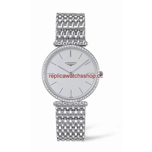 Longines La Grande Classique 33 Quartz White Gold Diamond (L4.691.7.72.6)