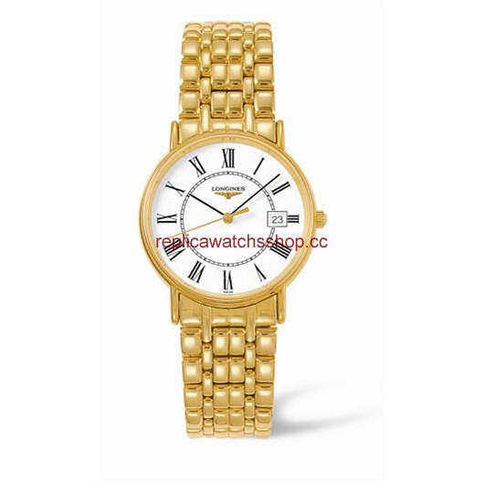 Longines Presence 33 Quartz Yellow Roman (L4.720.2.11.8) Longines Presence 33 Quartz Yellow Roman (L4.720.2.11.8)