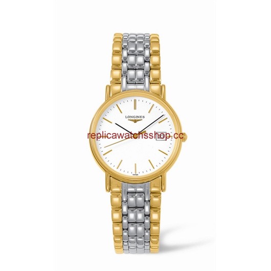 Longines Presence 33 Quartz Yellow White Bracelet (L4.720.2.12.7)