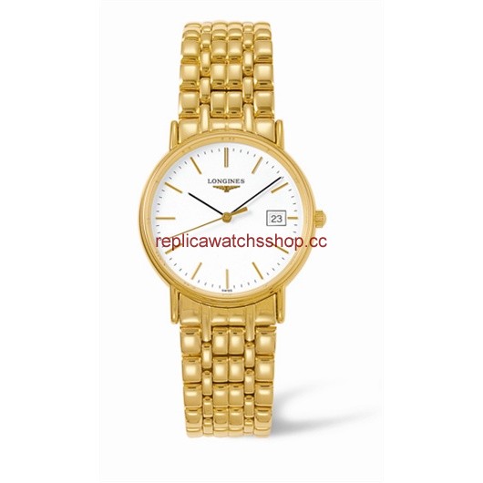 Longines Presence 33 Quartz Yellow (L4.720.2.12.8) Longines Presence 33 Quartz Yellow (L4.720.2.12.8)