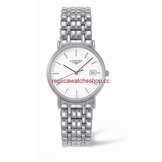 Longines Presence 33 Quartz Stainless Steel Bracelet (L4.720.4.12.6) Longines Presence 33 Quartz Stainless Steel Bracelet (L4.720.4.12.6)
