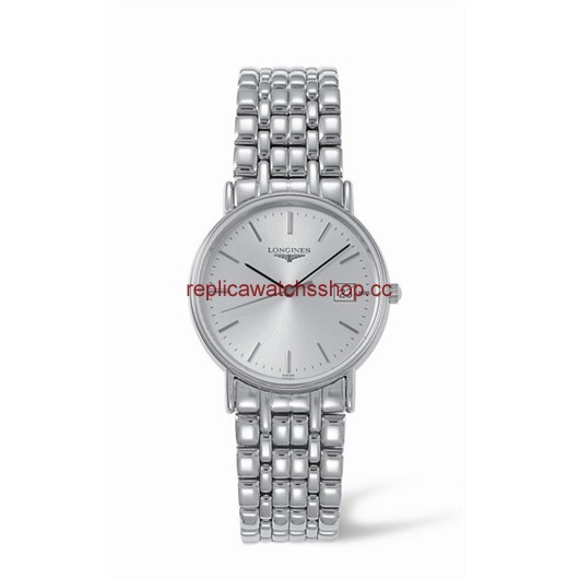 Longines Presence 33 Quartz Stainless Steel Silver Bracelet (L4.720.4.72.6) Longines Presence 33 Quartz Stainless Steel Silver Bracelet (L4.720.4.72.6)