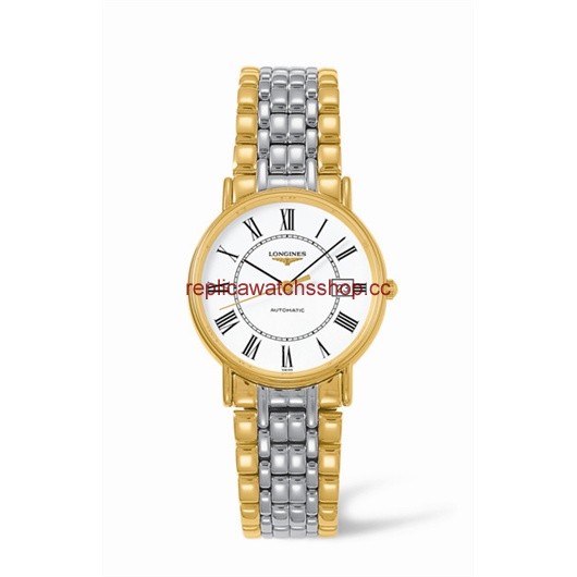 Longines Presence 34.5 Automatic Yellow Roman Bracelet Two Tone (L4.721.2.11.7)