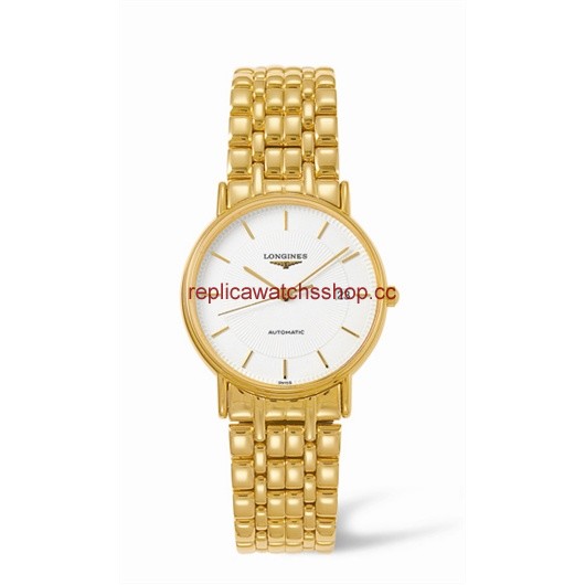 Longines Presence 34.5 Automatic Yellow Stick Bracelet (L4.721.2.18.8) Longines Presence 34.5 Automatic Yellow Stick Bracelet (L4.721.2.18.8)