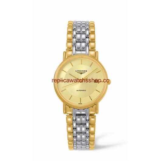 Longines Presence 34.5 Automatic Yellow Stick Yellow Bracelet Two Tone (L4.721.2.42.7) Longines Presence 34.5 Automatic Yellow Stick Yellow Bracelet Two Tone (L4.721.2.42.7)