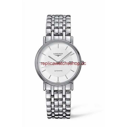Longines Presence 34.5 Automatic Stainless Steel Stick Bracelet (L4.721.4.18.6)