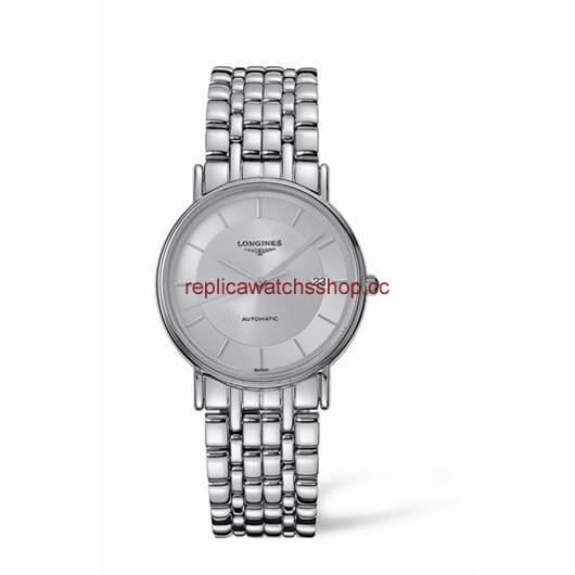 Longines Presence 34.5 Automatic Stainless Steel Silver Bracelet (L4.721.4.78.6)