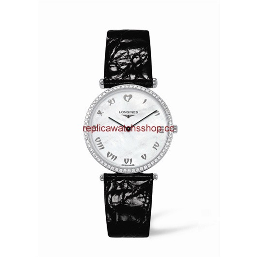 Longines La Grande Classique 33 Quartz Diamond Bezel Heart MOP (L4.741.0.09.2) Longines La Grande Classique 33 Quartz Diamond Bezel Heart MOP (L4.741.0.09.2)