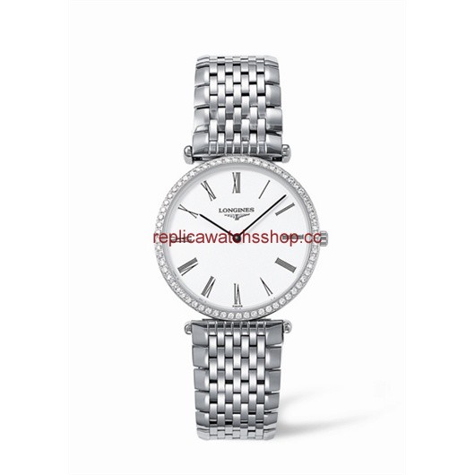 Longines La Grande Classique 33 Quartz Diamond Bezel Roman (L4.741.0.11.6)
