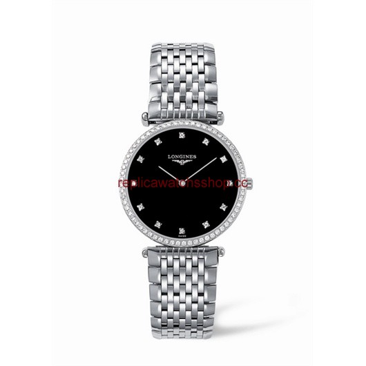 Longines La Grande Classique 33 Quartz Diamond Bezel Black Diamond (L4.741.0.58.6) Longines La Grande Classique 33 Quartz Diamond Bezel Black Diamond (L4.741.0.58.6)