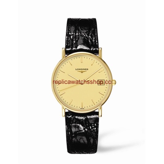 Longines Presence 33.5 Quartz Gold (L4.743.6.32.2) Longines Presence 33.5 Quartz Gold (L4.743.6.32.2)