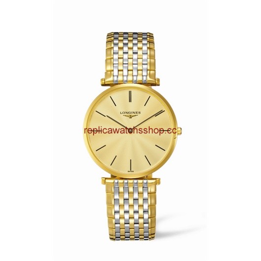 Longines La Grande Classique Quartz 37 Yellow (L4.766.2.42.7) Longines La Grande Classique Quartz 37 Yellow (L4.766.2.42.7)