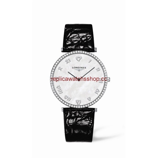 Longines La Grande Classique 37 Quartz Diamond Bezel Heart MOP (L4.770.0.09.4) Longines La Grande Classique 37 Quartz Diamond Bezel Heart MOP (L4.770.0.09.4)