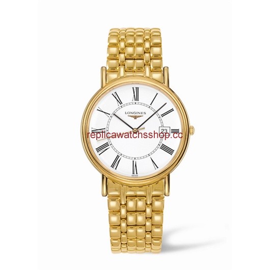 Longines Presence 38.5 Quartz Yellow Roman Bracelet (L4.790.2.11.8) Longines Presence 38.5 Quartz Yellow Roman Bracelet (L4.790.2.11.8)