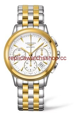 Longines Flagship Chronograph Two Tone White (L4.803.3.22.7)